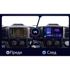 Мултимедия за Fiat Ducato Citroen Jumper Peugeot Boxer (2021+) 9"