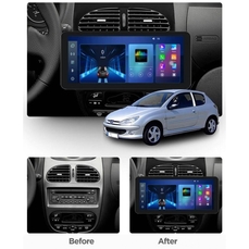Мултимедия за Peugeot 206 (2000–2016) 12.3″