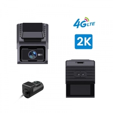 DVR Видеорегистратор P87 с 2 камери – 2K + AHD 1080p, GPS + Beidou (двойна сателитна система), 1.9" IPS, 4G, Wi‑Fi Hotspot, CloudSpirit Live View/Remote, Two‑Way Talkie, G‑Sensor, 24H Parking, microSD до 512GB, 12–24V (с адаптер)