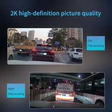 DVR Видеорегистратор Q6 с 2 камери – 2K + AHD 1080p, 1.47" IPS, Wi‑Fi Hotspot, GoLook Live View, G‑Sensor, 24H Parking, microSD до 128GB, 12V