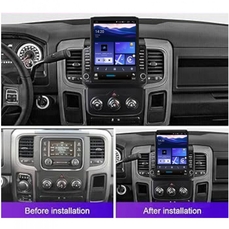 Мултимедия за Dodge RАМ 1500 2500 3500 (2013-2018) RАМ Classic (2019-2024) 9.7″ - Климатик - Вертикална