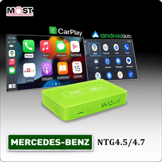 Wireless Apple CarPlay и Android Auto интерфейс Mr12Volt за Mercedes-Benz NTG 4.5 / 4.7